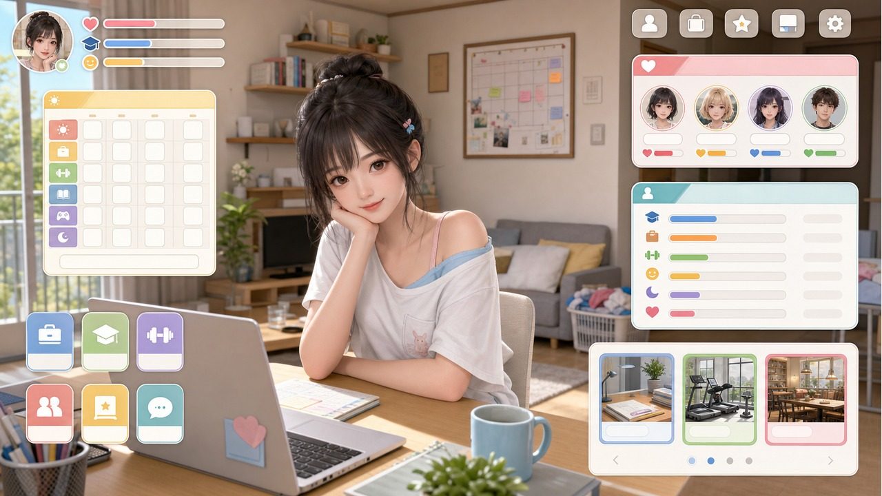 能干的后辈小葵酱 角色路线 展示图 3